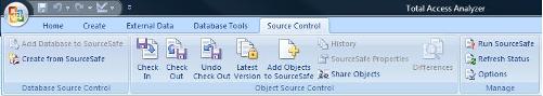 Microsoft Access 2007 and Microsoft Visual Source Safe