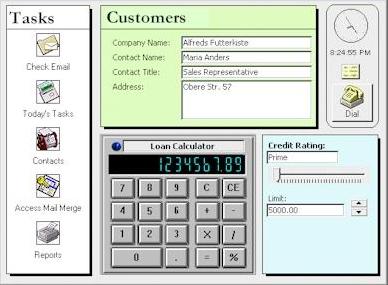 Microsoft Access ActiveX Controls on a Form