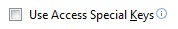 Use Access Special Keys to Disable Users