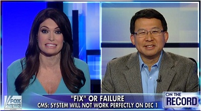 Luke Chung with Kimberly Guilfoyle